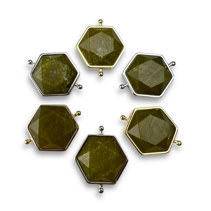 Peridot Hexagon Crystal Element – PYS Collection