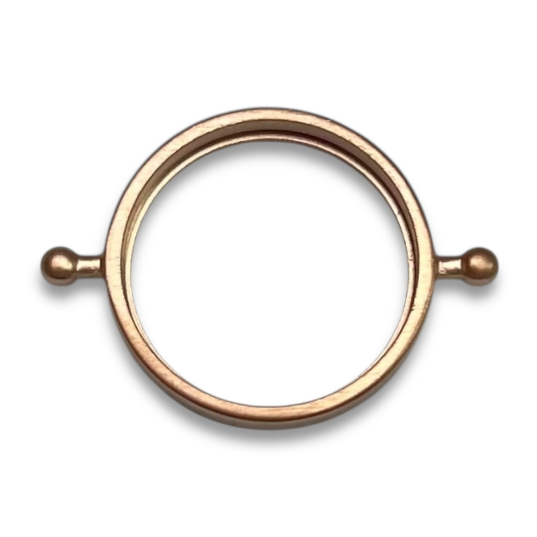 DIY Rose Gold Bezels Open-Back