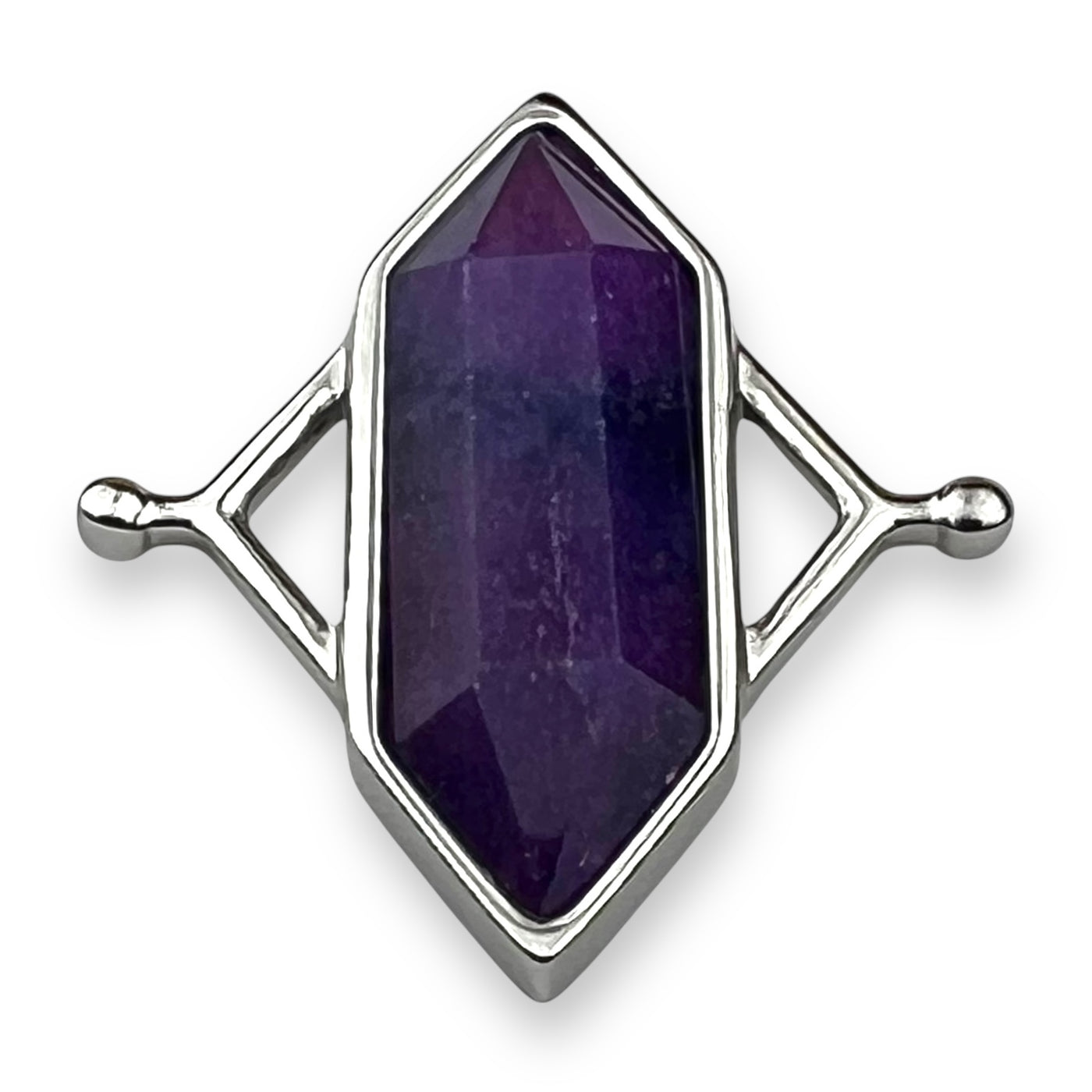 Purple Jade TwinPoint™ Crystal Element