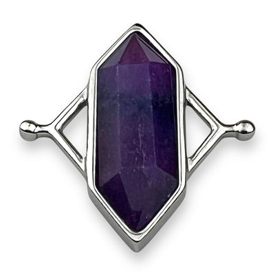 Purple Jade TwinPoint™ Crystal Element