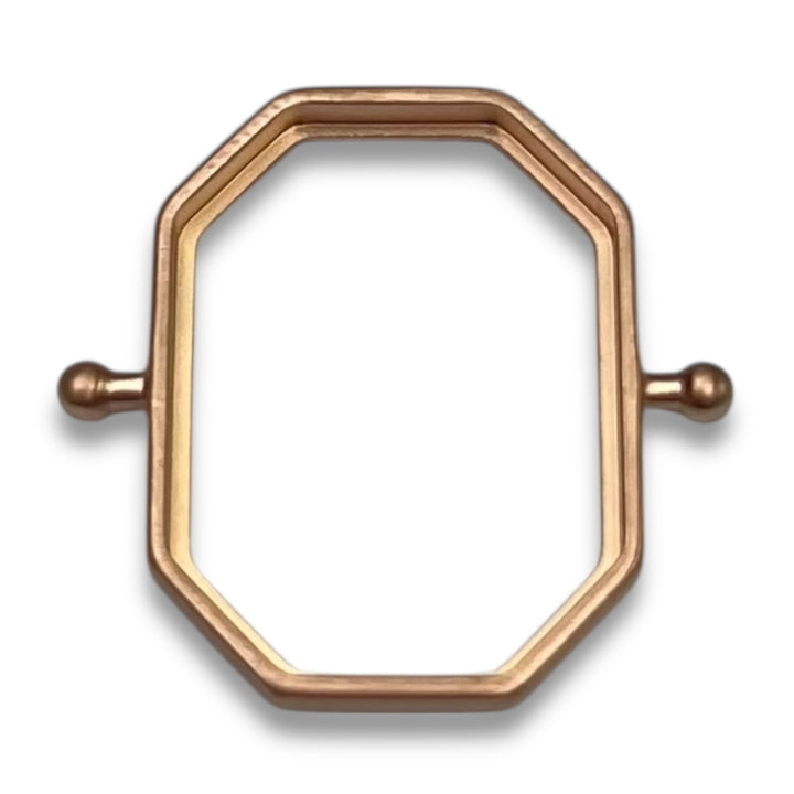 DIY Rose Gold Bezels Open-Back