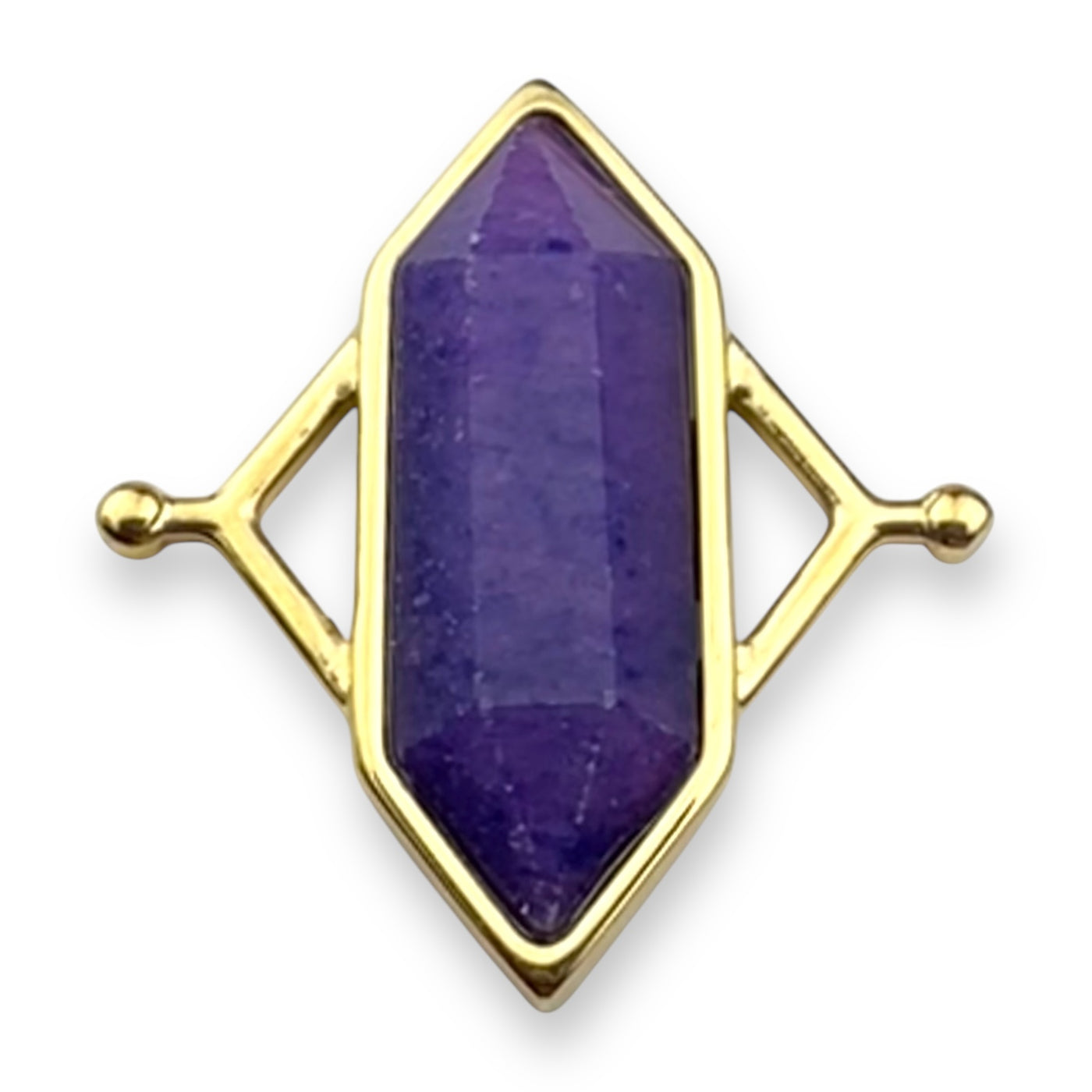 Purple Jade TwinPoint™ Crystal Element