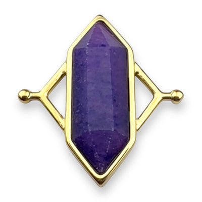 Purple Jade TwinPoint™ Crystal Element