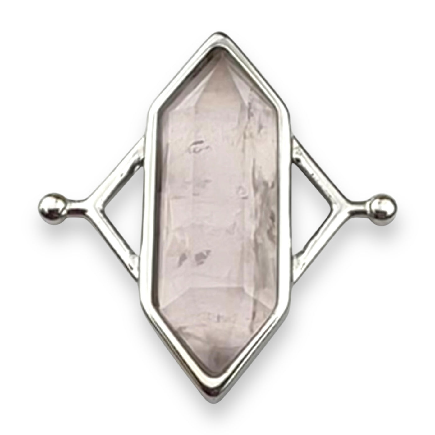 Rose Quartz TwinPoint™ Crystal Element