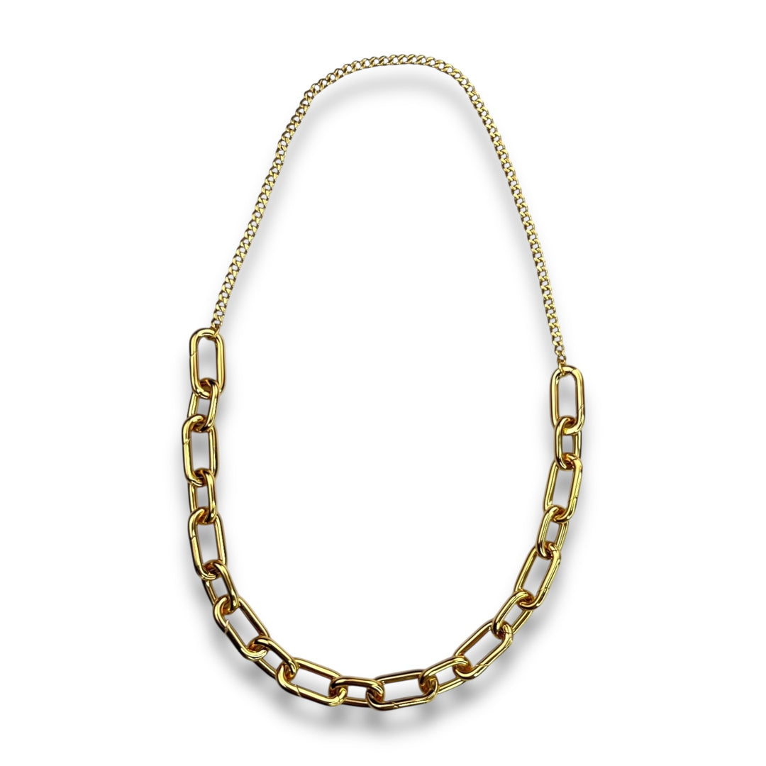 MiraLink™ 16" Curb Duo Necklace