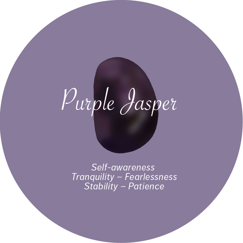 Purple Jasper Crystal Fidget Ring