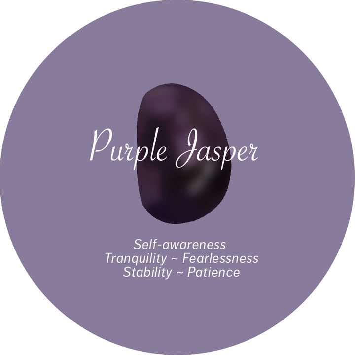 Purple Jasper Crystal Fidget Ring