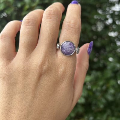 Purple Jasper Round Crystal Element