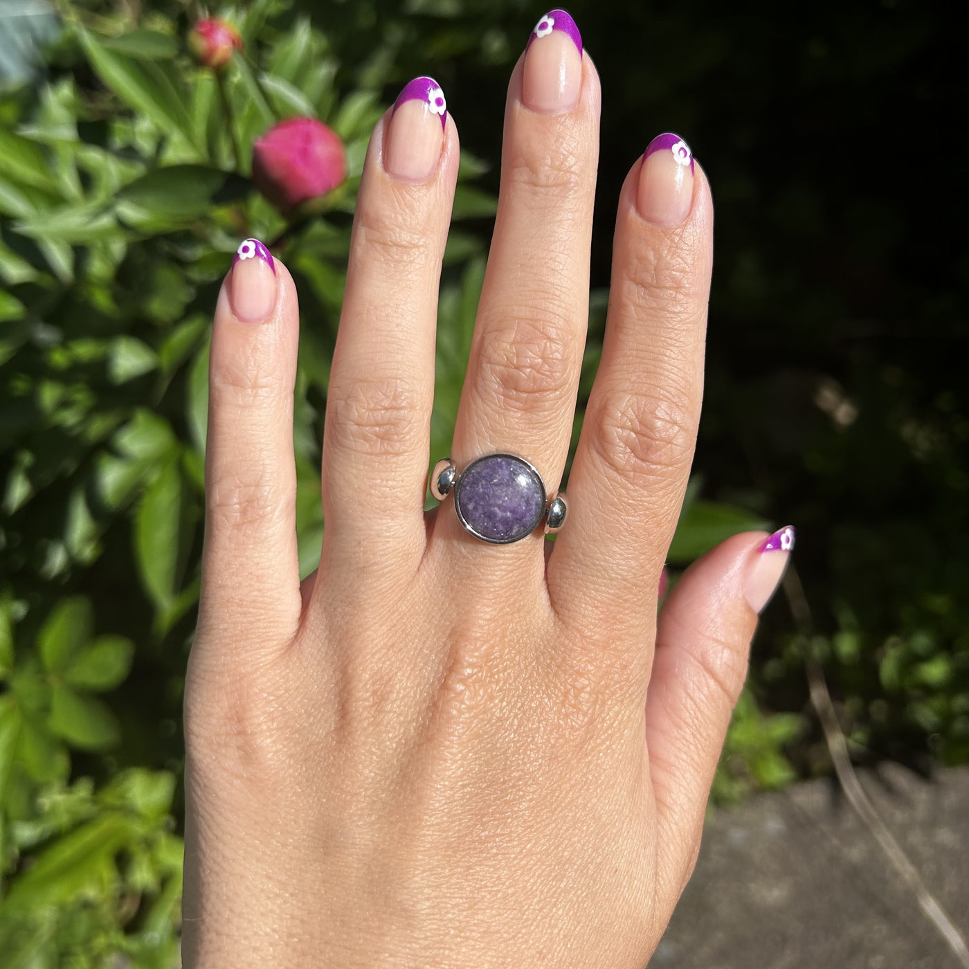 Purple Jasper Round Crystal Element