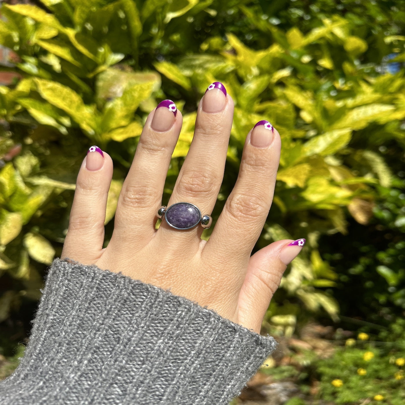 Purple Jasper Round Crystal Element