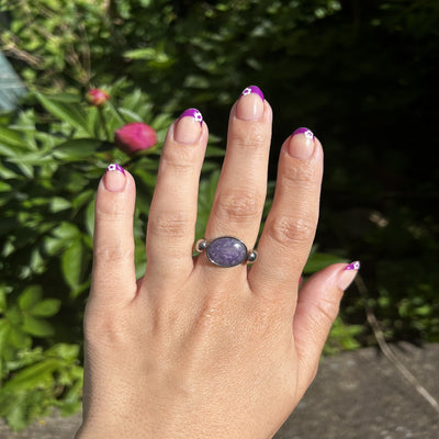 Purple Jasper Round Crystal Element