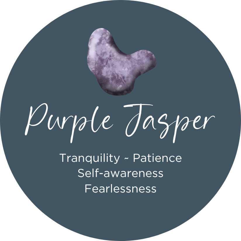 Purple Jasper Cushion Crystal Element