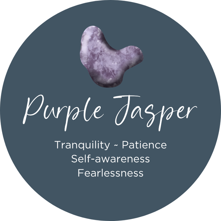 Purple Jasper Cushion Crystal Element