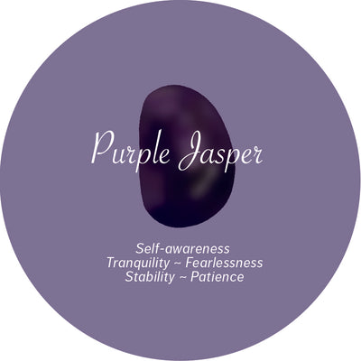 Purple Jasper Round Crystal Element