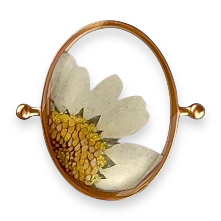 Rose Gold Daisy Vessel Oval Element – FoundKept Collab