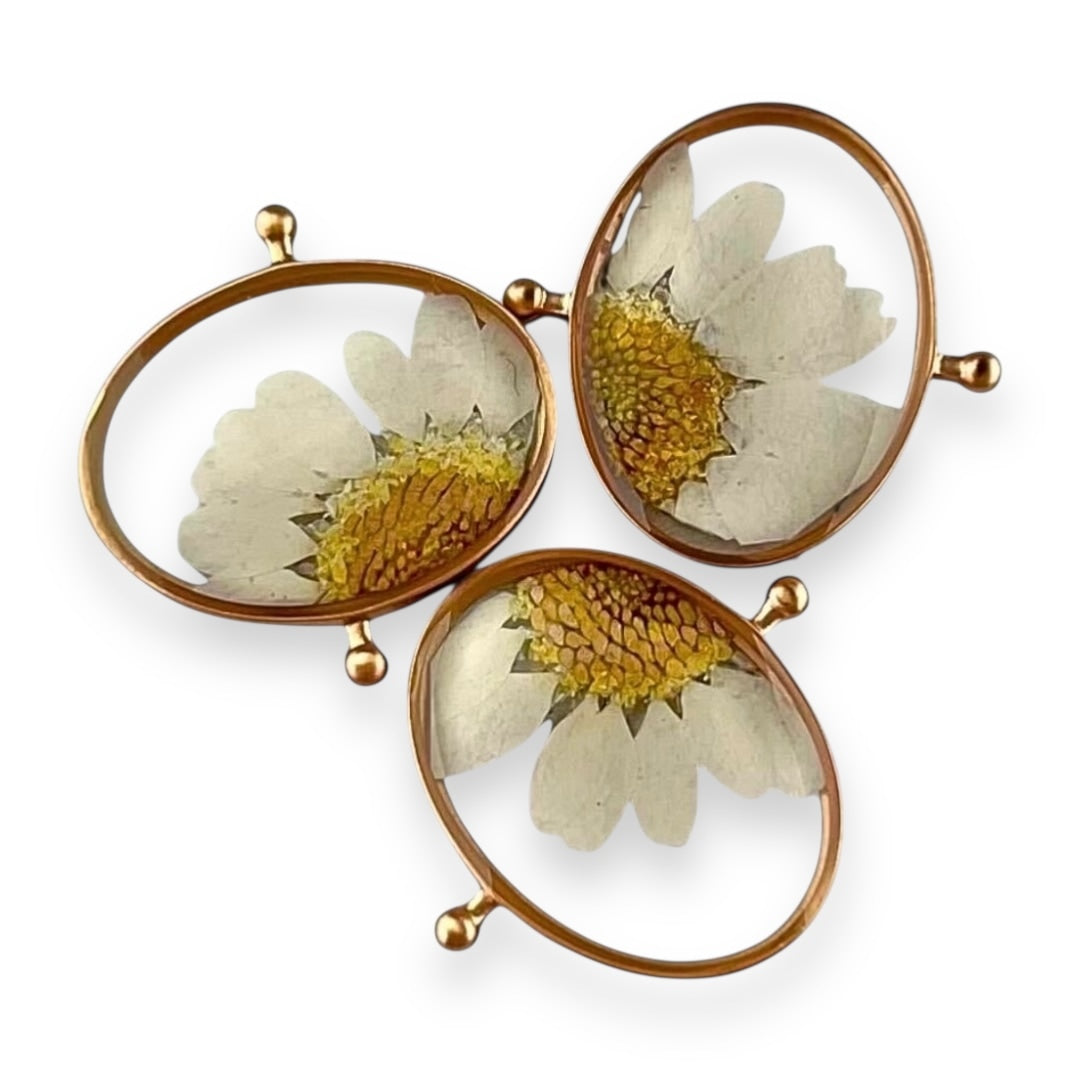 Rose Gold Daisy Vessel Oval Element – FoundKept Collab