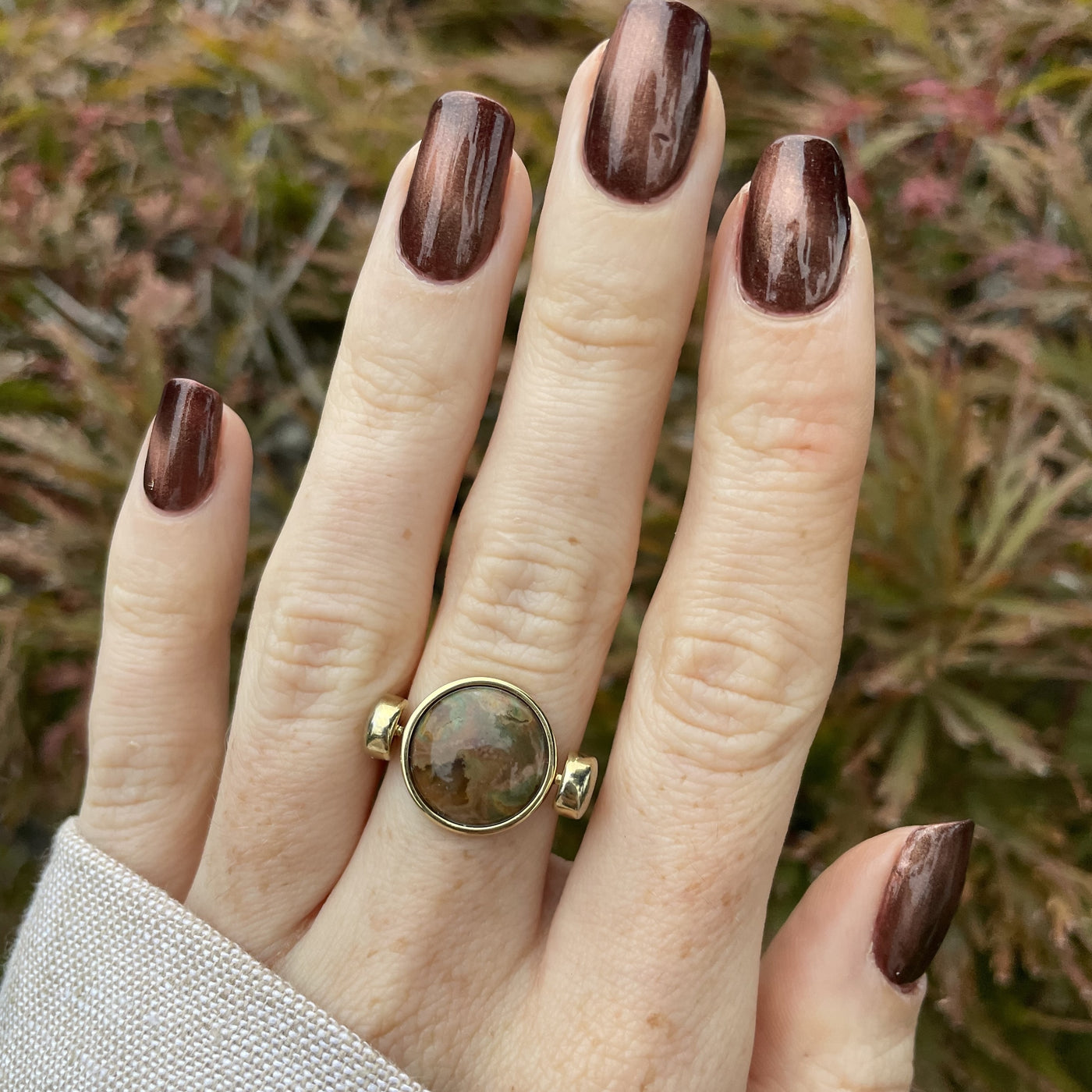 Rainforest Jasper Round Crystal Element