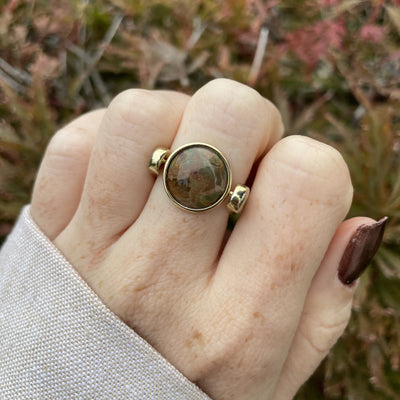 Rainforest Jasper Round Crystal Element