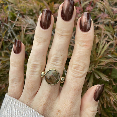 Rainforest Jasper Round Crystal Element