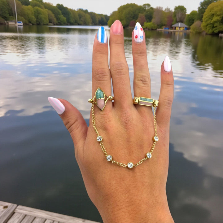 6-inch Rhinestone Handchain