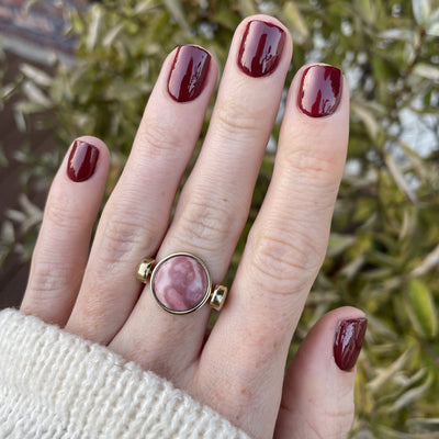 Rhodonite Round Crystal Element