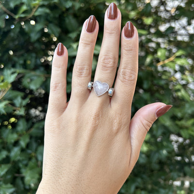 Rose Quartz Heart-shaped Crystal Element