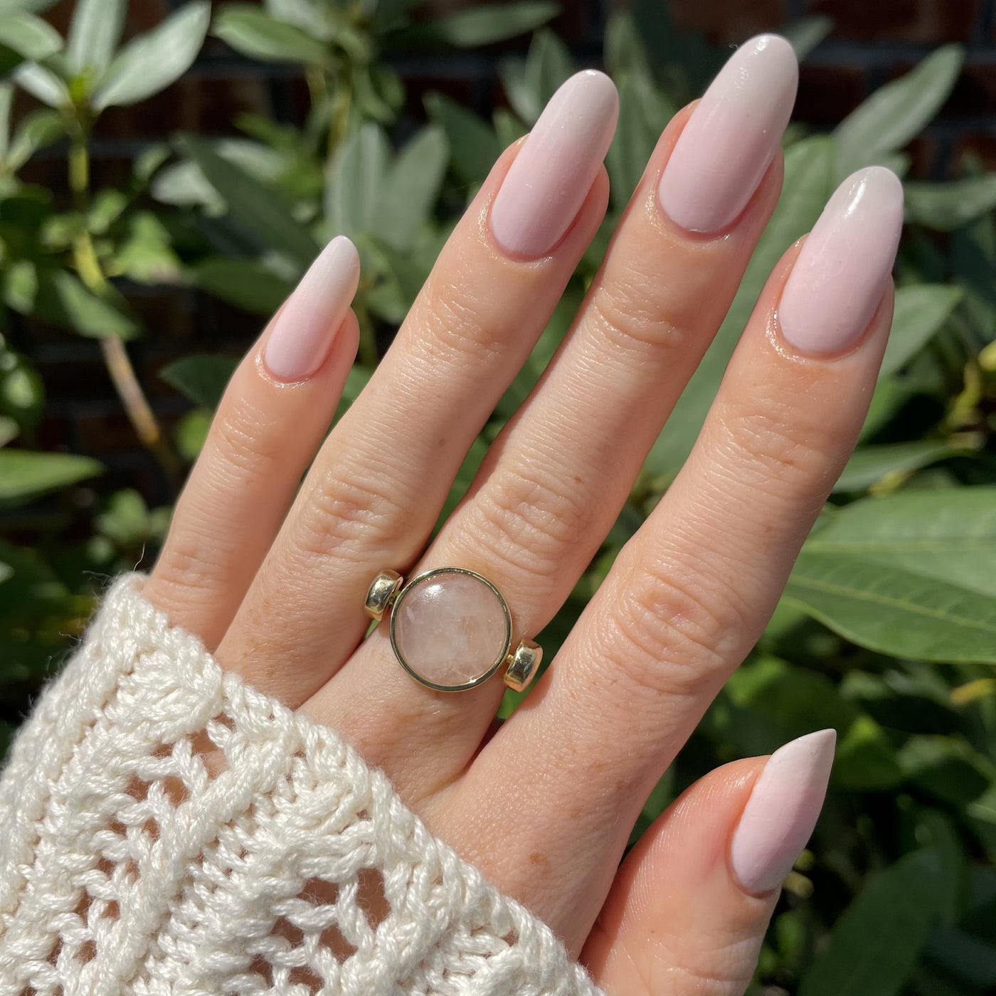 Rose Quartz Round Crystal Element