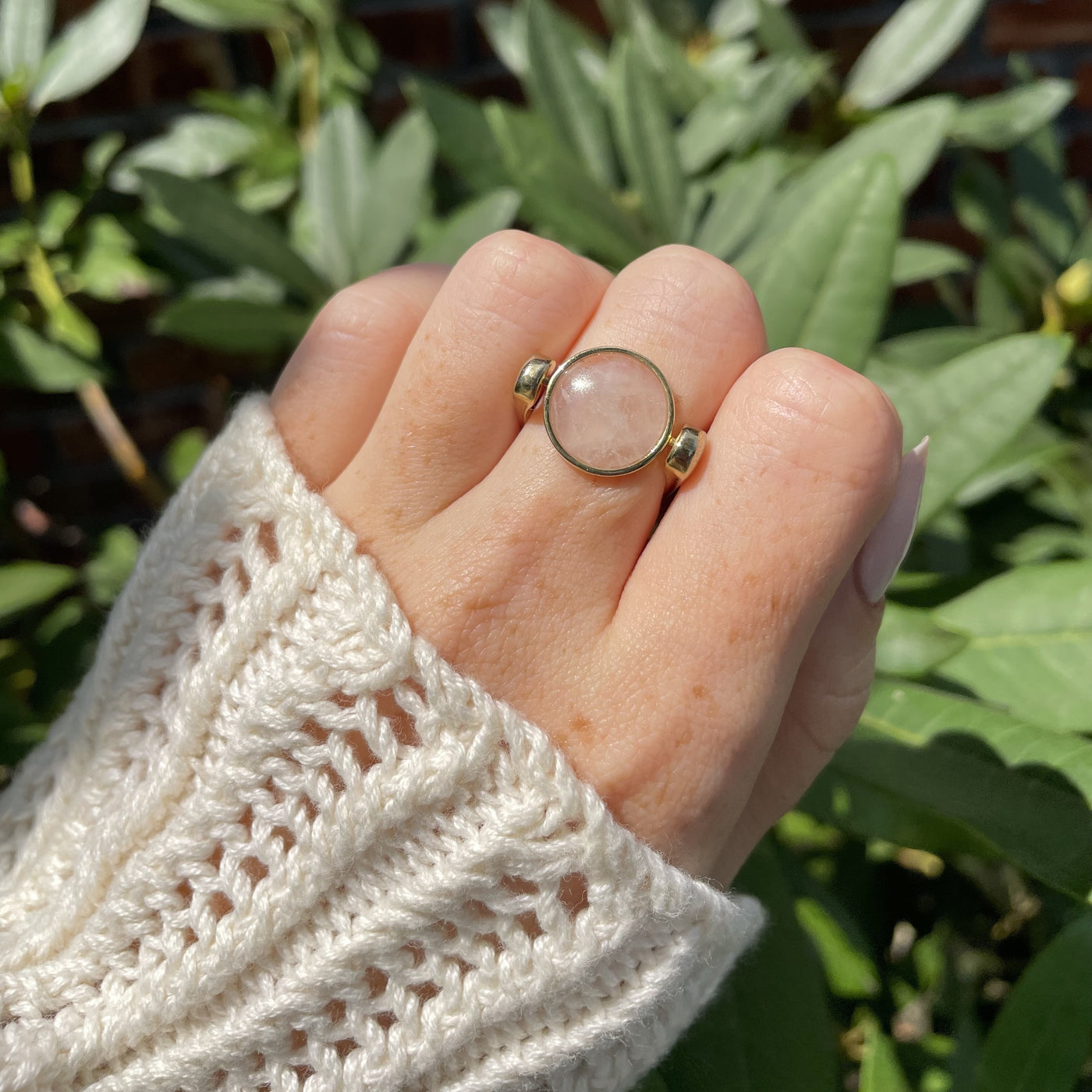 Rose Quartz Round Crystal Element