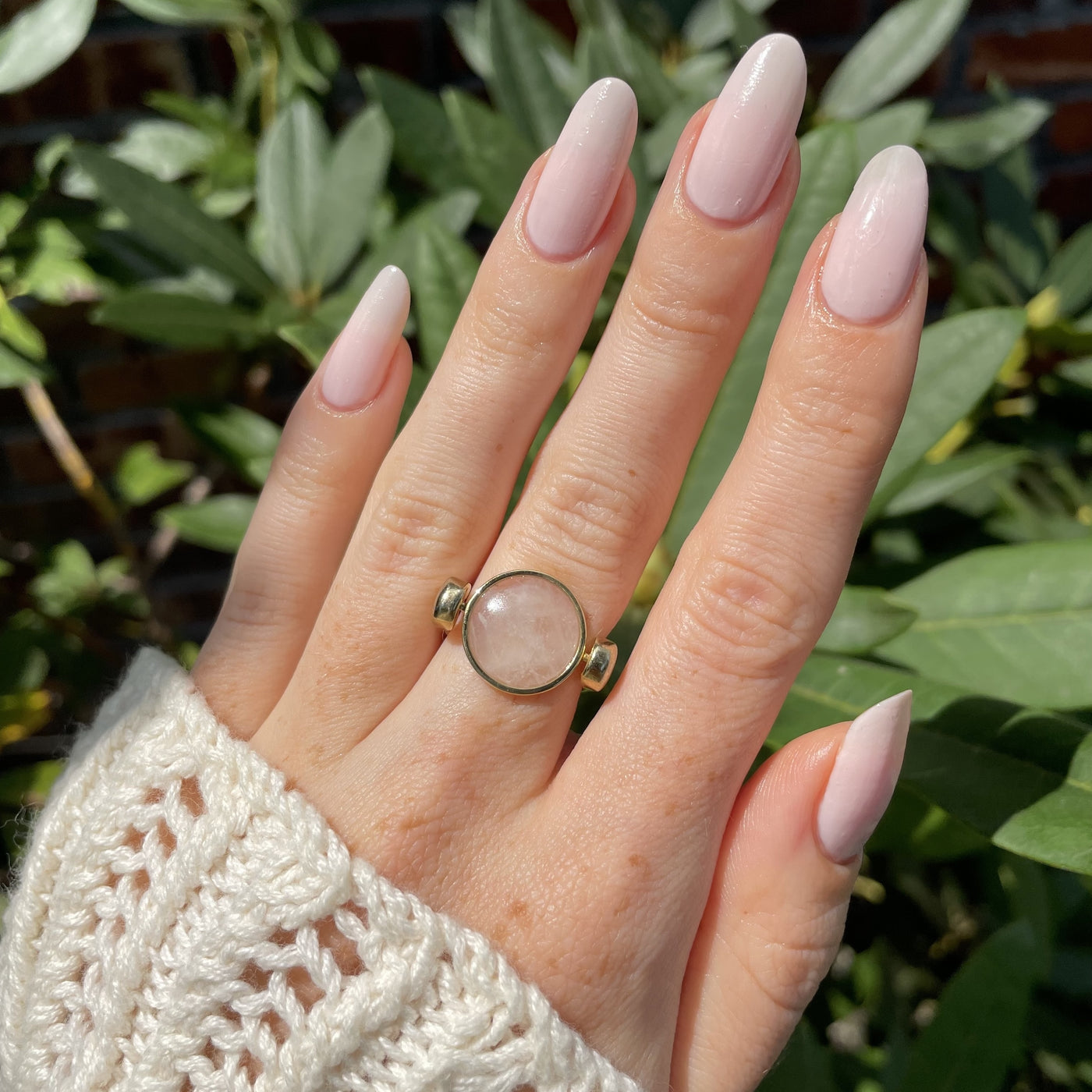 Rose Quartz Round Crystal Element