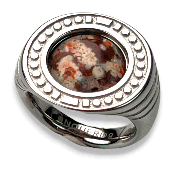Round Crystal Signet Ring – Studio Line