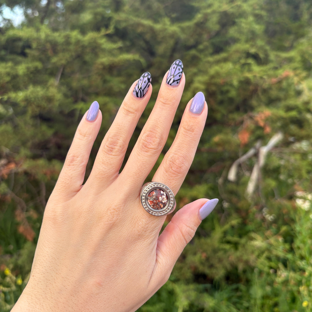 Round Crystal Signet Ring – Studio Line