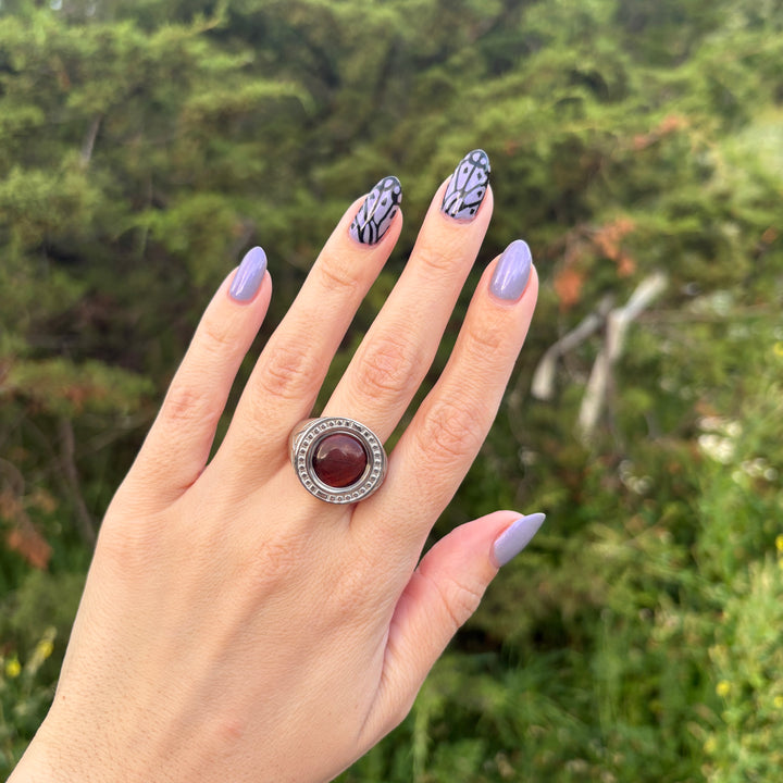 Round Crystal Signet Ring – Studio Line