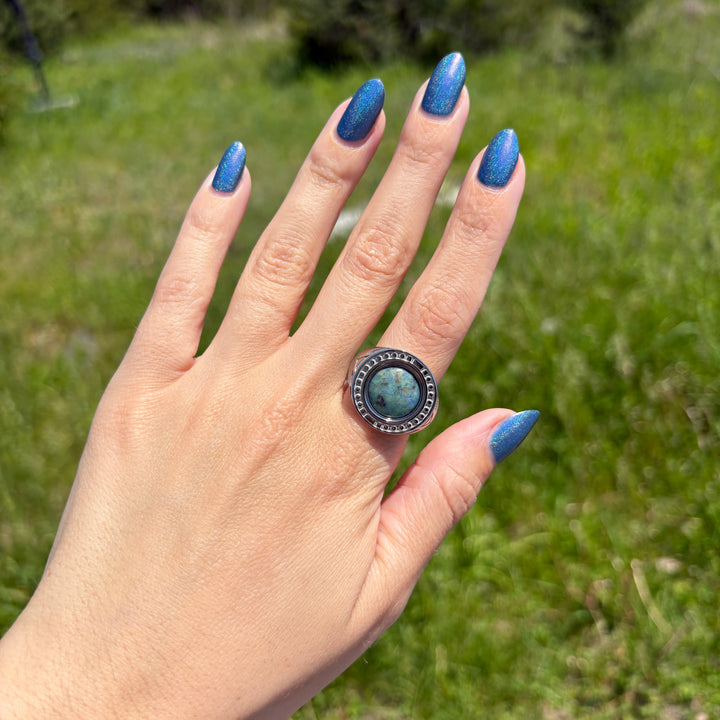Round Crystal Signet Ring – Studio Line