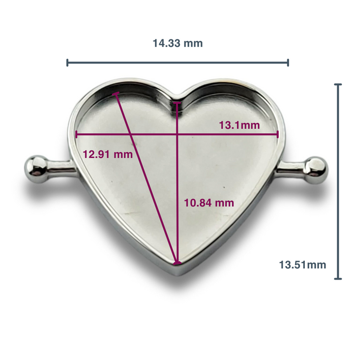 DIY Heart Element Bezel – Bulk