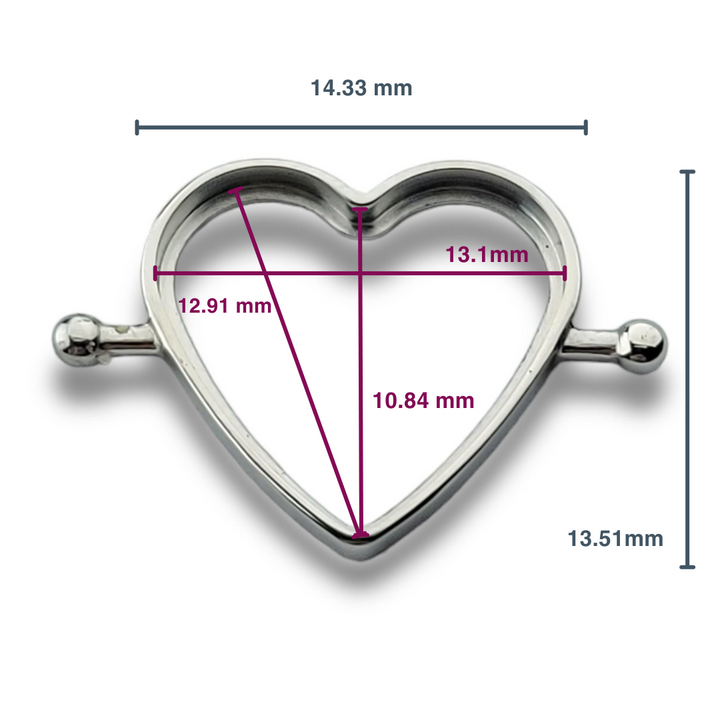 DIY Heart Element Bezel – Bulk