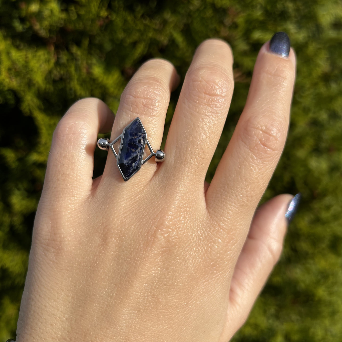 Sodalite TwinPoint™ Crystal Element