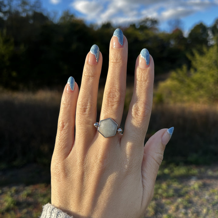 Aquamarine Hexagon Crystal