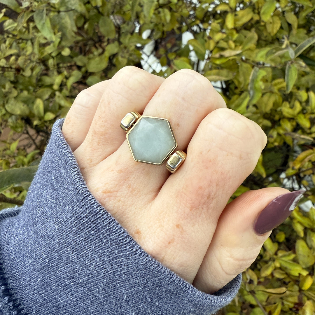 Aquamarine Hexagon Crystal