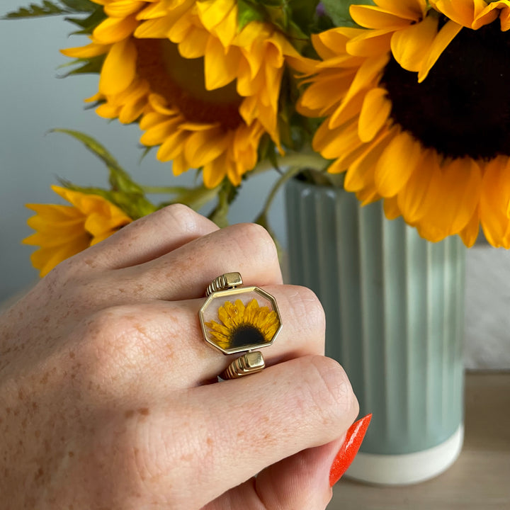 Sunflower Octangle Vessel Element – FoundKept Collab