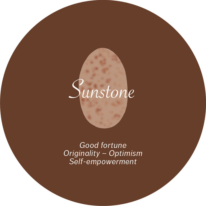 Sunstone Round Crystal Element