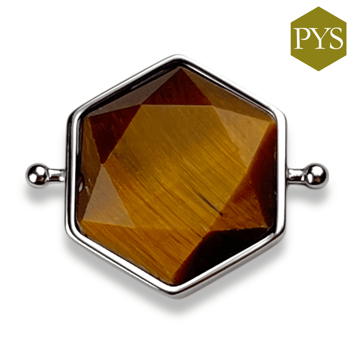 Tiger's Eye Hexagon Crystal Element – PYS Collection