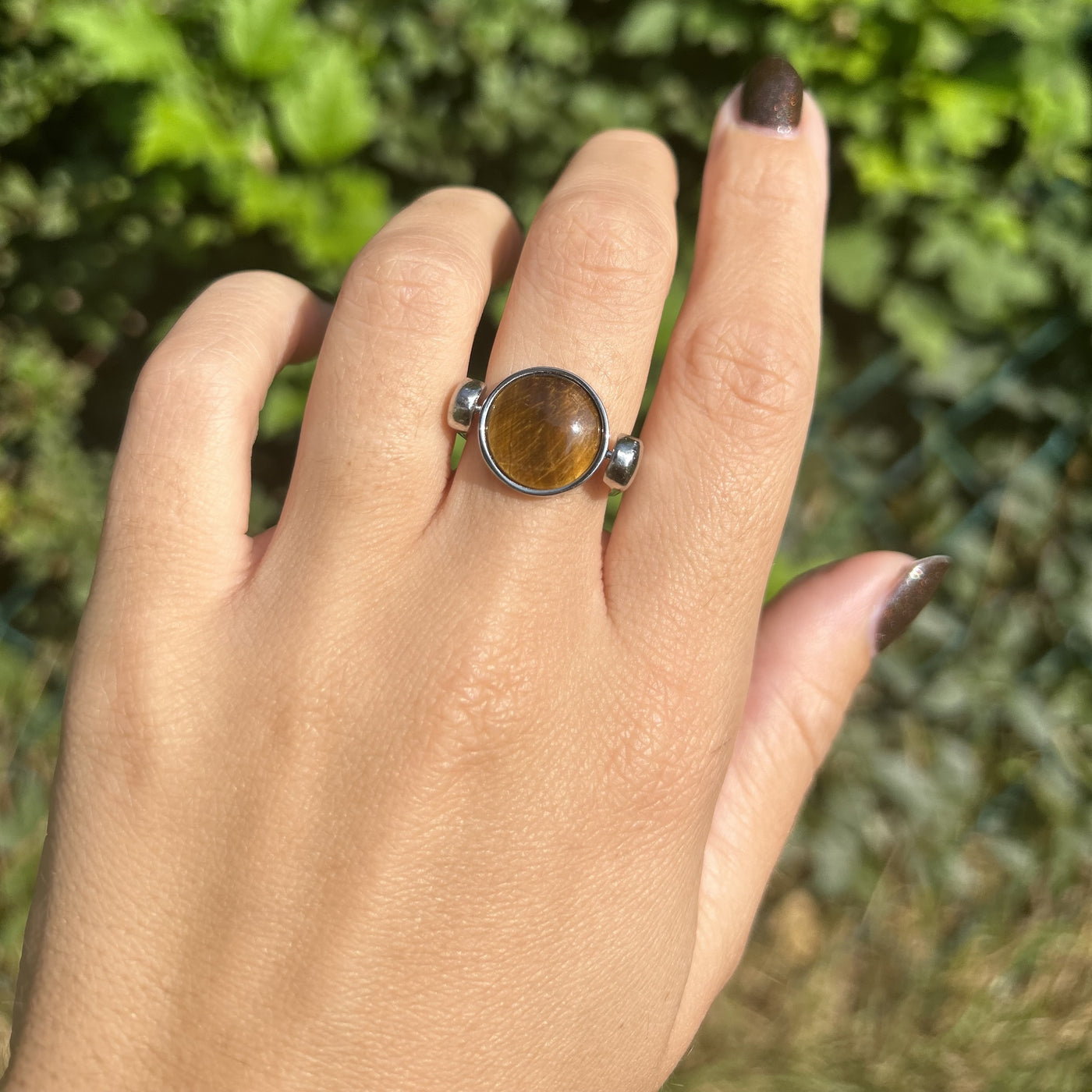 Tiger's Eye Round Crystal Element