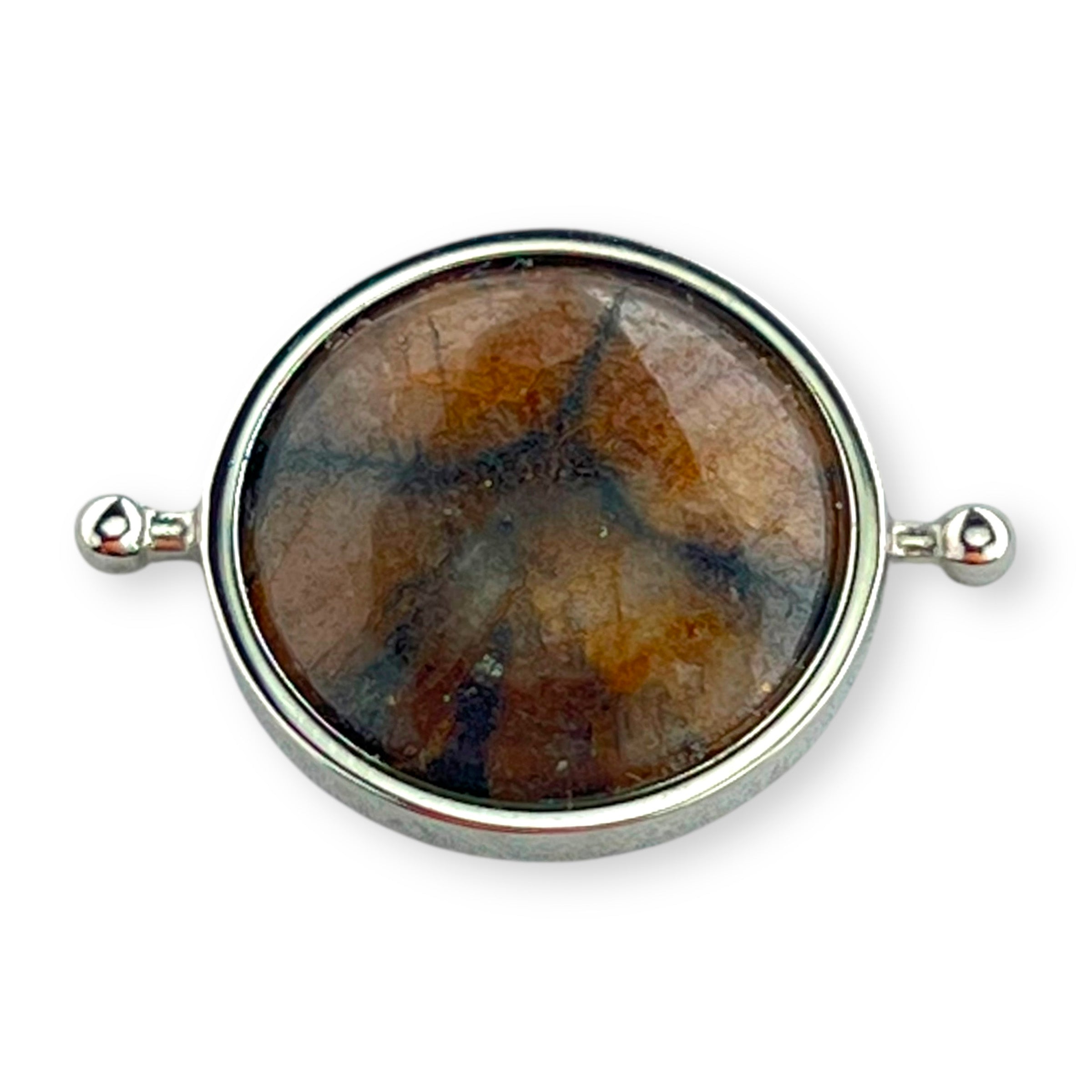 Chiastolite Round Crystal | Cross Stone for Strength & Protection