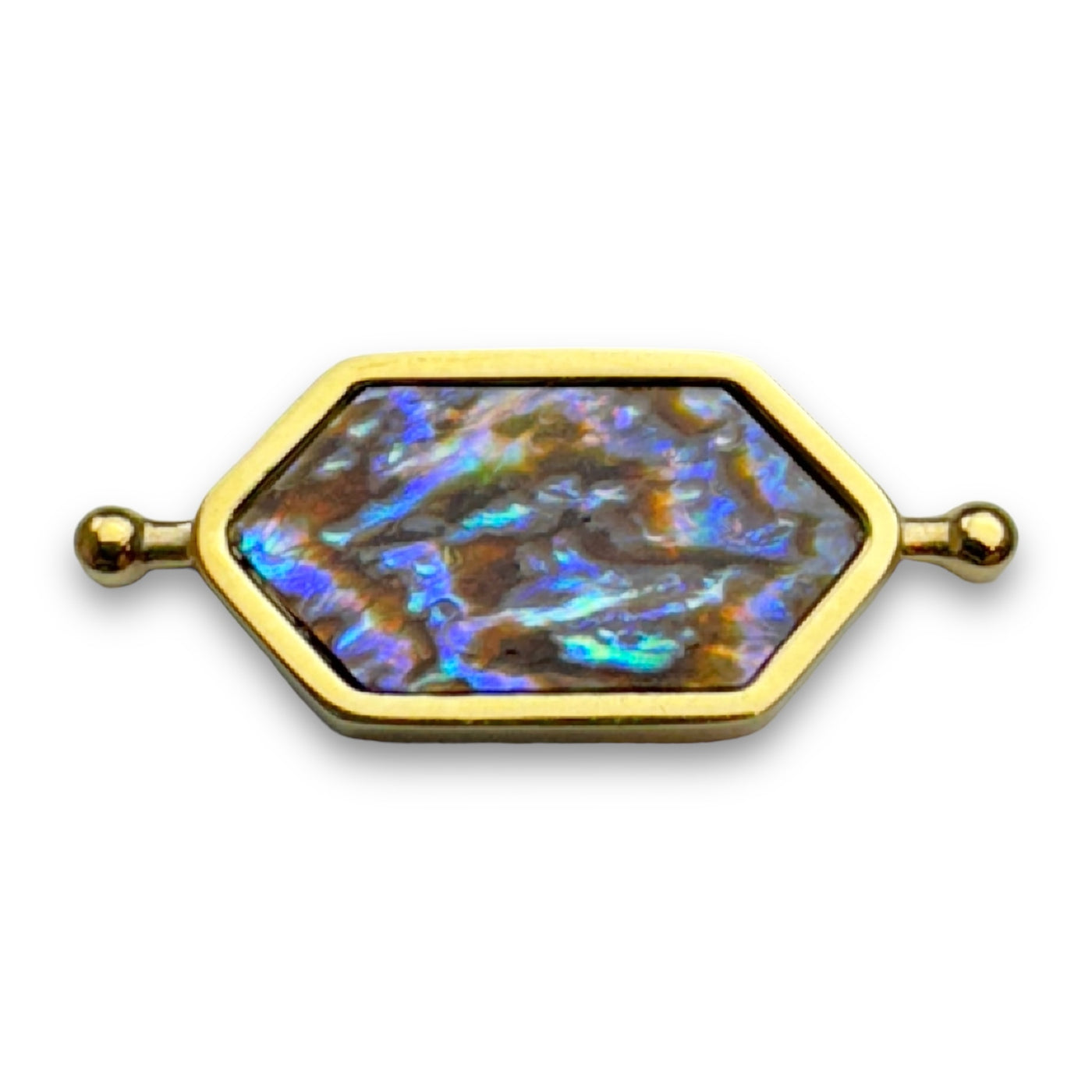 Abalone Shell HexBar Crystal Element