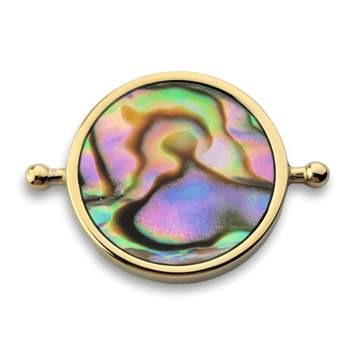 Abalone Shell Round Crystal Element
