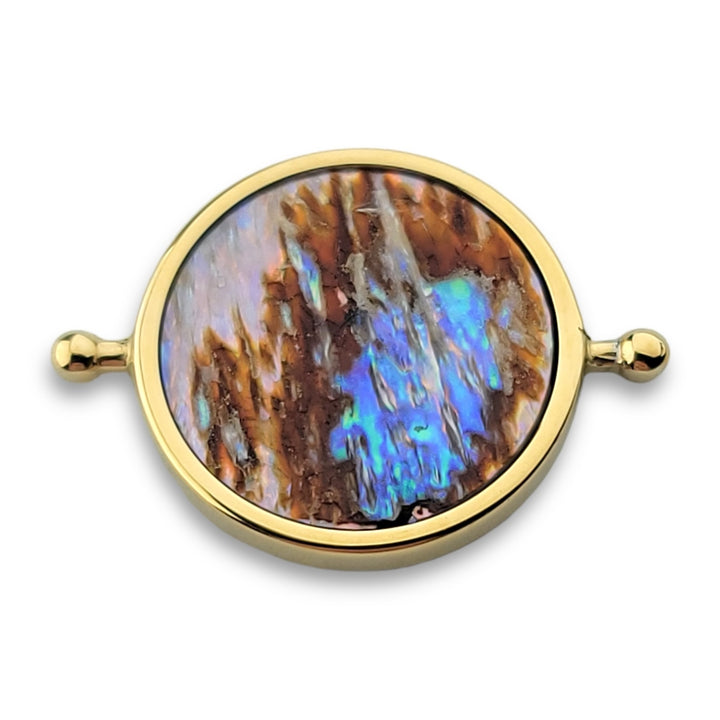 Abalone Shell Round Crystal Element