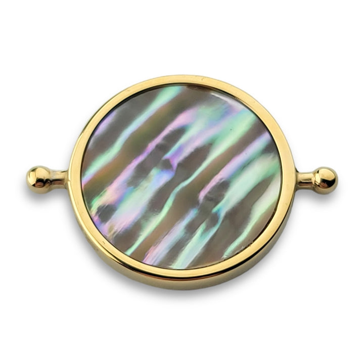 Abalone Shell Round Crystal Element