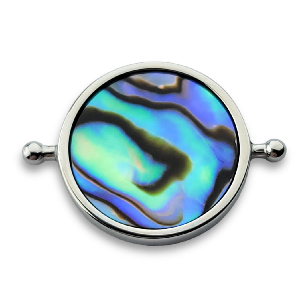 Abalone Shell Round Crystal Element
