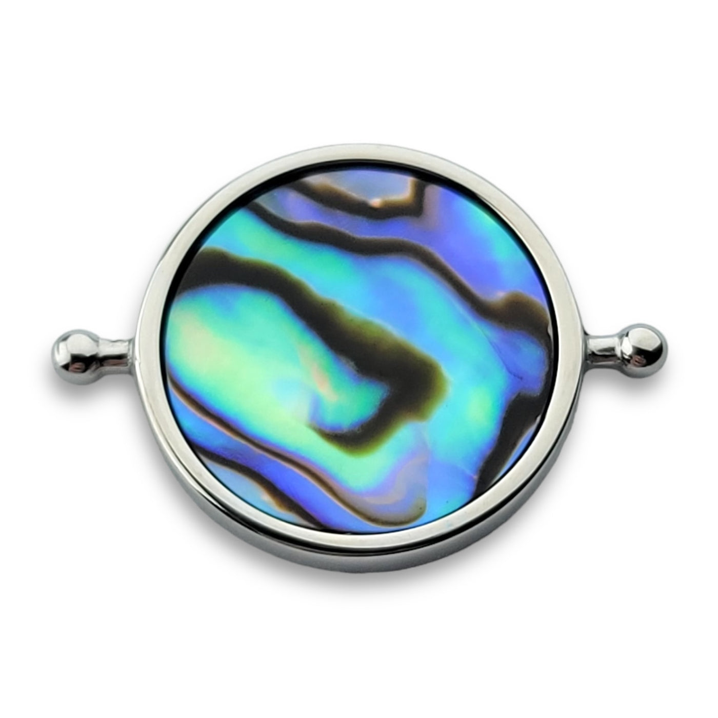 Abalone Shell Round Crystal Element