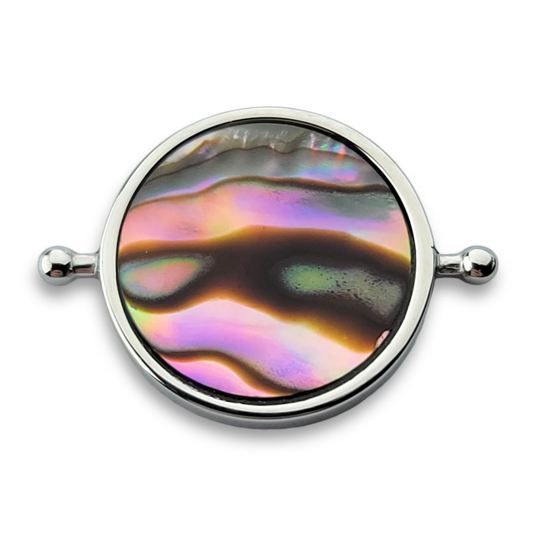 Abalone Shell Round Crystal Element